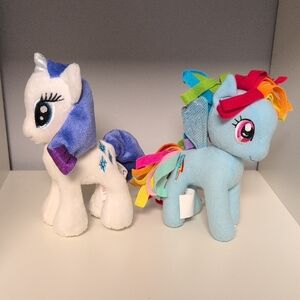 Pair Of My Little Pony Plush (5"), Excellent Used Condition